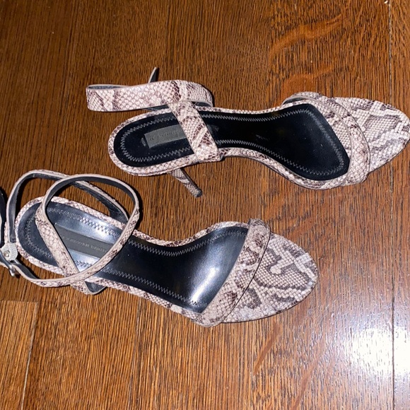 Alexander wang snake embossed leather Antonia sandal size 37 - Picture 2 of 4
